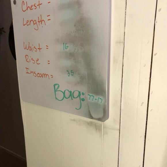 Mikarose Skirt Womens XL Denim Maxi Teacher Country Split Hem Front Button Fly - Picture 7 of 7